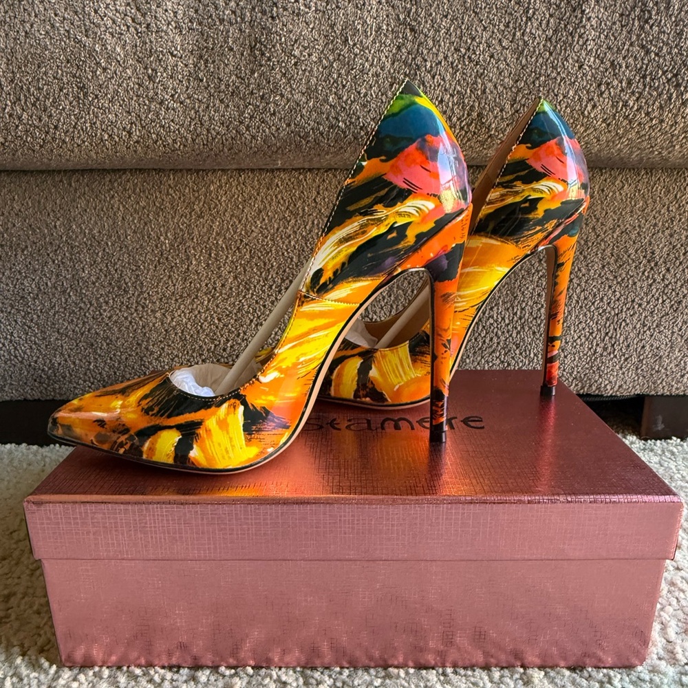 Castamere Colorful High Heel Pointed Toe Stiletto Pumps